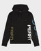Fred Perry Graphic Logo Hoodie Black
